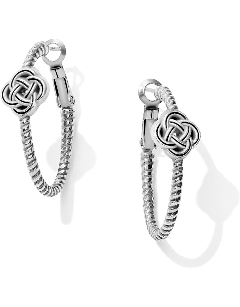 BRIGHTON Interlok Knot Rope Hoop Earrings