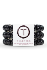TELETIES Jet Black Large Teleties