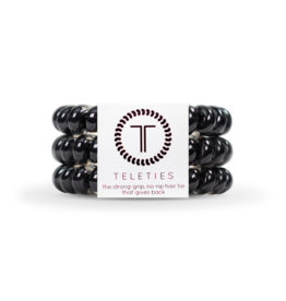 TELETIES Jet Black Large Teleties