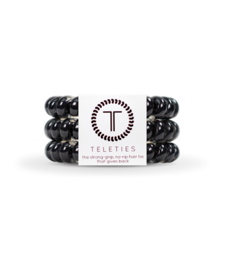 TELETIES Jet Black Large Teleties