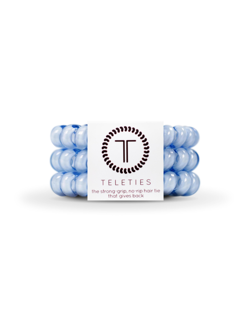 TELETIES Washed Denim Large Teleties