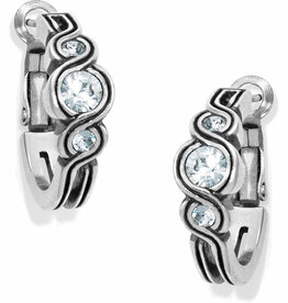 BRIGHTON Infinity Sparkle Hoop Earrings