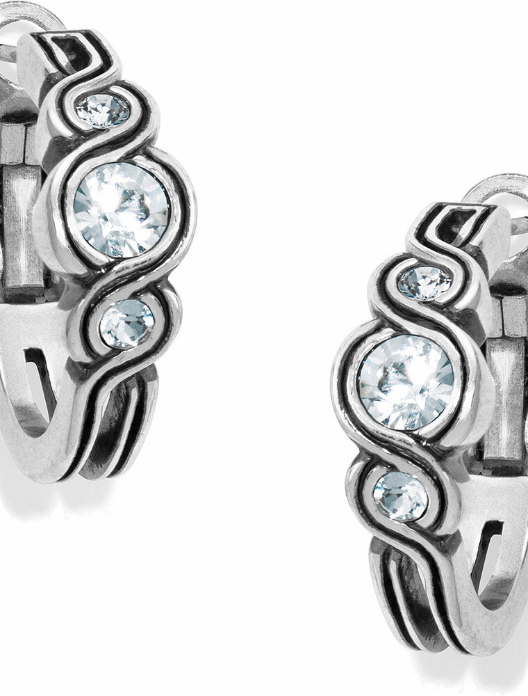 BRIGHTON Infinity Sparkle Hoop Earrings