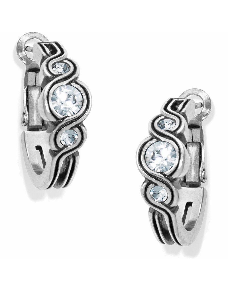 BRIGHTON Infinity Sparkle Hoop Earrings