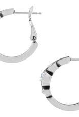 BRIGHTON Infinity Sparkle Hoop Earrings