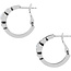 Infinity Sparkle Hoop Earrings