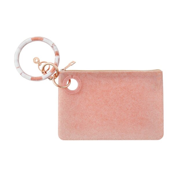 Oventure Silicone Big O Key Ring in Rose Gold Marble Her Hide Out