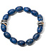 Neptune's Rings Kiwi Lapis Stretch Bracelet