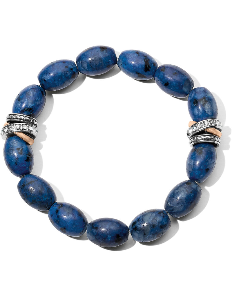 BRIGHTON Neptune's Rings Kiwi Lapis Stretch Bracelet
