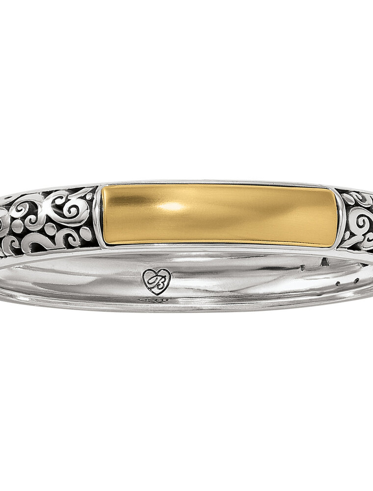 BRIGHTON Cantania Hinged Bangle in Gold