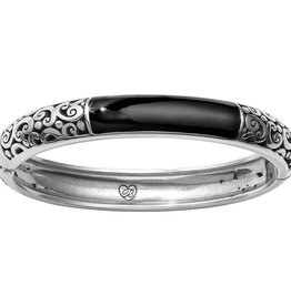 BRIGHTON Cantania Hinged Bangle in Black
