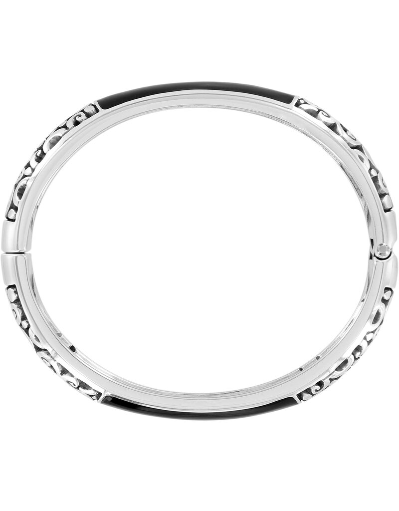 BRIGHTON Cantania Hinged Bangle in Black