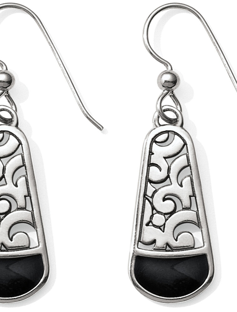 BRIGHTON Cantania French Wire Earrings in Black