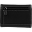 Barbados Double Flap Medium Wallet in Black