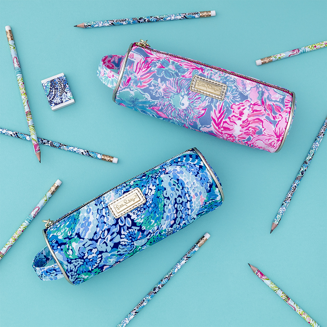 lilly pulitzer pencil pouch