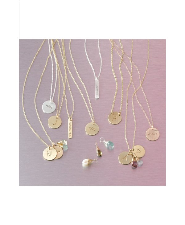 Initial L Coin Necklace