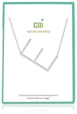 COOL & INTERESTING Medium Initial E Necklace