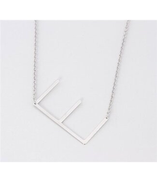 COOL & INTERESTING Medium Initial E Necklace
