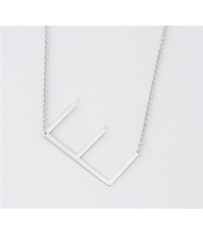 Medium Initial E Necklace
