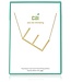 Medium Initial E Necklace