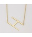 Medium Initial H Necklace