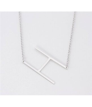 COOL & INTERESTING Medium Initial H Necklace