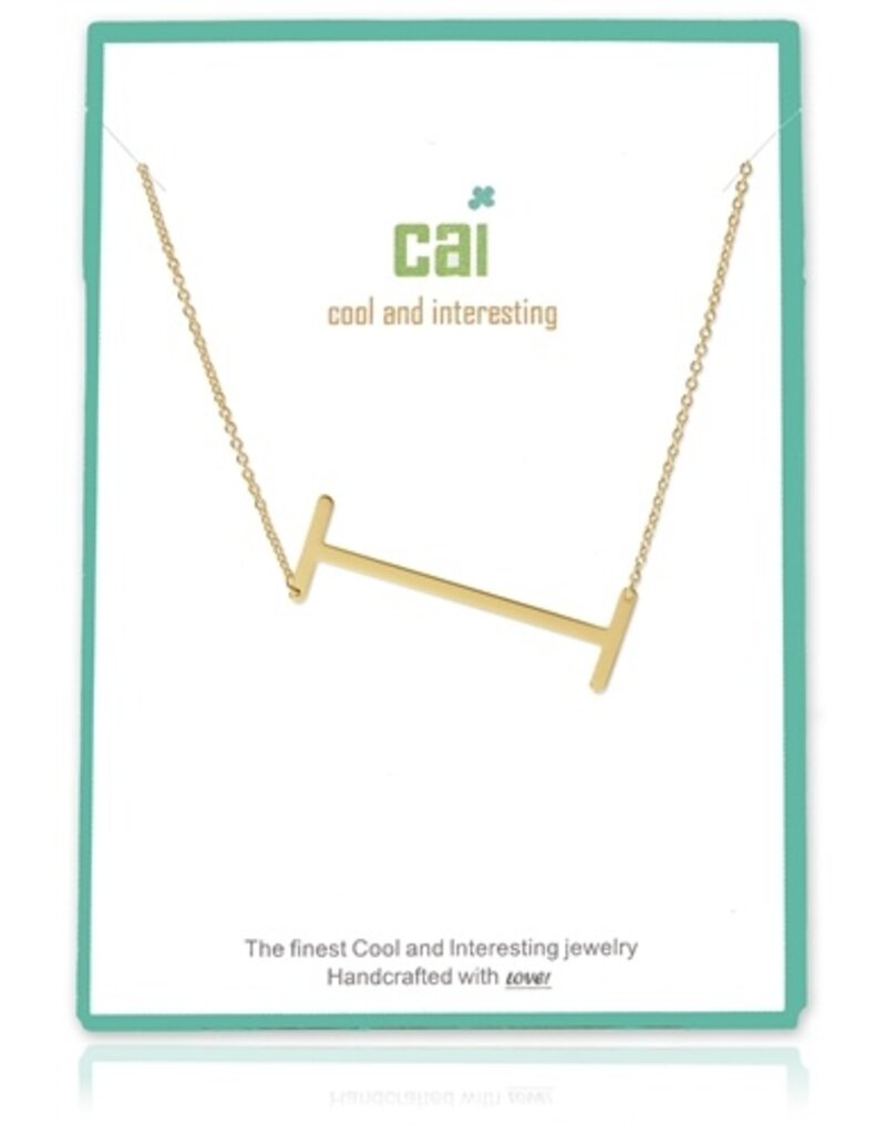COOL & INTERESTING Medium Initial I Necklace