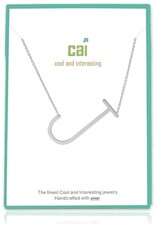 COOL & INTERESTING Medium Initial J Necklace