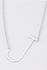 COOL & INTERESTING Medium Initial J Necklace