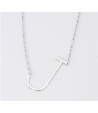 COOL & INTERESTING Medium Initial J Necklace