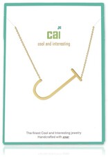 COOL & INTERESTING Medium Initial J Necklace