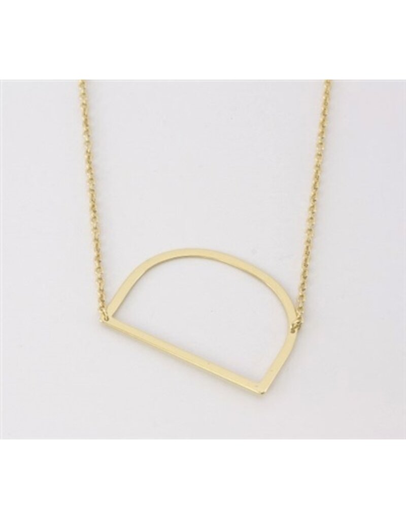 COOL & INTERESTING Medium Initial D Necklace