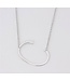 Medium Initial C Necklace