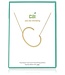Medium Initial C Necklace