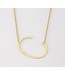 Medium Initial C Necklace