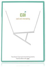 COOL & INTERESTING Medium Initial A Necklace