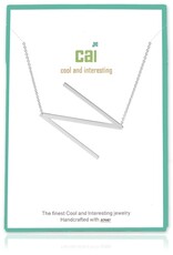 COOL & INTERESTING Medium Initial N Necklace