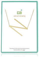 COOL & INTERESTING Medium Initial N Necklace
