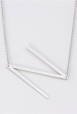 COOL & INTERESTING Medium Initial N Necklace