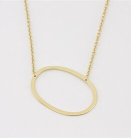 COOL & INTERESTING Medium Initial O Necklace