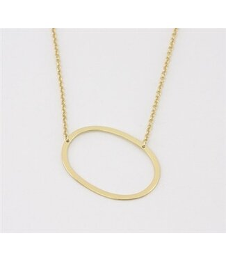 COOL & INTERESTING Medium Initial O Necklace