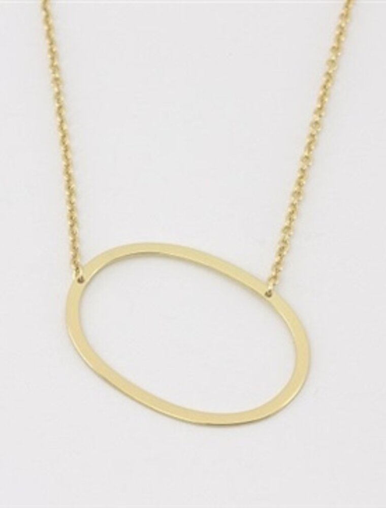 COOL & INTERESTING Medium Initial O Necklace
