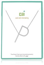 COOL & INTERESTING Medium Initial P Necklace