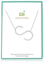 COOL & INTERESTING Medium Initial S Necklace