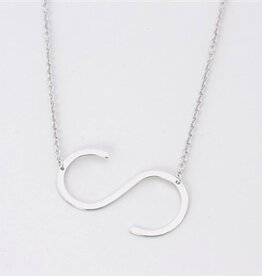 COOL & INTERESTING Medium Initial S Necklace