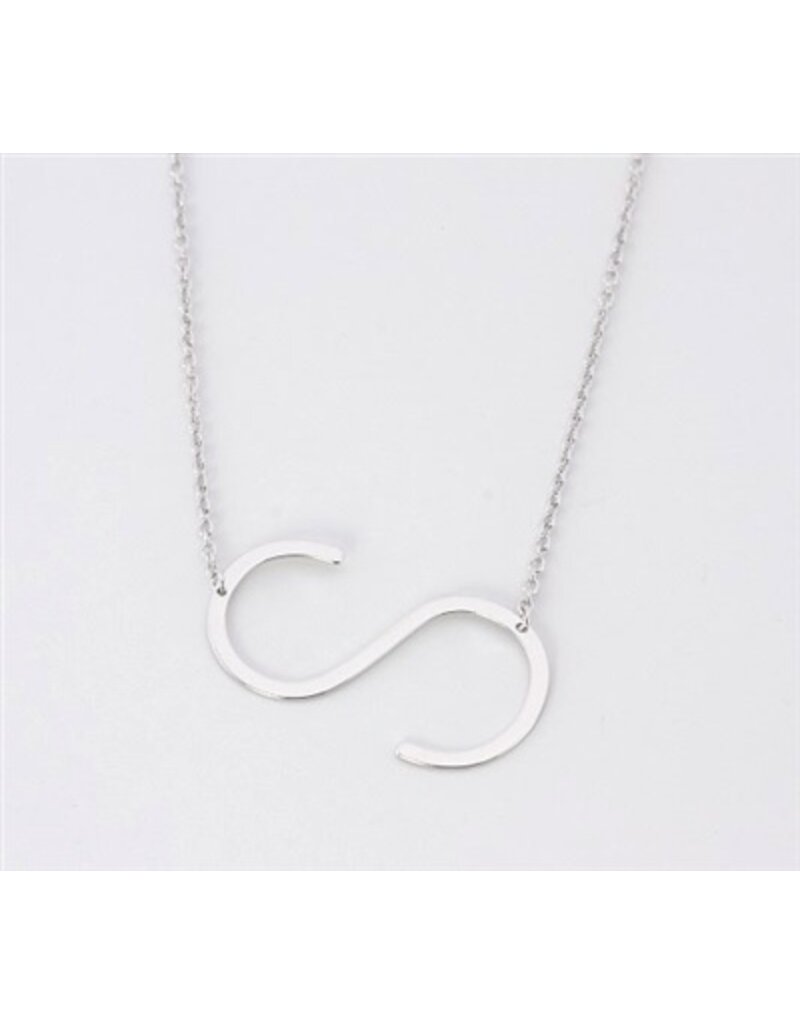 COOL & INTERESTING Medium Initial S Necklace