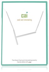 COOL & INTERESTING Medium Initial T Necklace