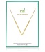 Medium Initial V Necklace