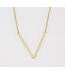 Medium Initial V Necklace