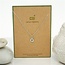 Dainty Disc Initial F Necklace